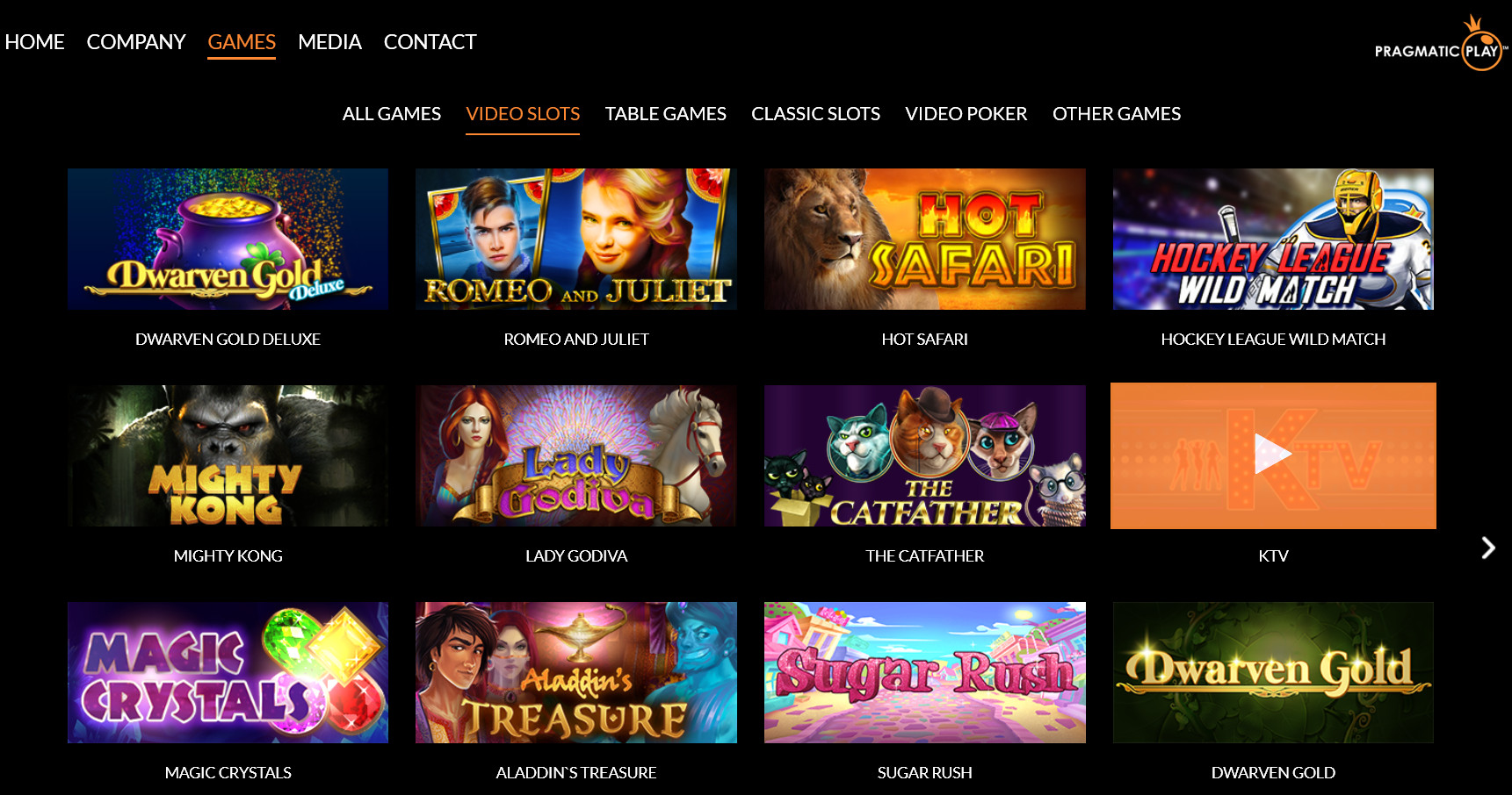 pragmatic play games